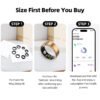 Smart Ring for Women&Men-Activity/Sleep/Heart Rate/HRV/Stress/Women's Health Tracker-IP68 Waterproof/Wearable-No Subscription Fee Required-Compatible with iPhone &Android
