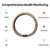 Smart Ring for Women&Men-Activity/Sleep/Heart Rate/HRV/Stress/Women's Health Tracker-IP68 Waterproof/Wearable-No Subscription Fee Required-Compatible with iPhone &Android
