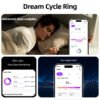 Smart Ring for Women&Men-Activity/Sleep/Heart Rate/HRV/Stress/Women's Health Tracker-IP68 Waterproof/Wearable-No Subscription Fee Required-Compatible with iPhone &Android