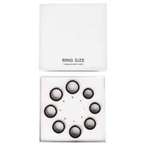 指模白底图 Smart Ring Sizing Kit - 8 Sizes (6-13) for Men & Women - Accurate Measurement Tool for Smart Rings - Find Before Purchase - Jewelry Sizer Guide for Engagement & Wedding Bands