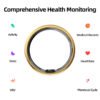 Smart Ring for Women&Men-Activity/Sleep/Heart Rate/HRV/Stress/Women's Health Tracker-IP68 Waterproof/Wearable-No Subscription Fee Required-Compatible with iPhone &Android