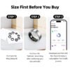 Smart Ring for Women&Men-Activity/Sleep/Heart Rate/HRV/Stress/Women's Health Tracker-IP68 Waterproof/Wearable-No Subscription Fee Required-Compatible with iPhone &Android