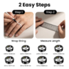 Smart Ring for Women&Men-Activity/Sleep/Heart Rate/HRV/Stress/Women's Health Tracker-IP68 Waterproof/Wearable-No Subscription Fee Required-Compatible with iPhone &Android