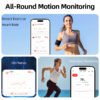 Smart Ring for Women&Men-Activity/Sleep/Heart Rate/HRV/Stress/Women's Health Tracker-IP68 Waterproof/Wearable-No Subscription Fee Required-Compatible with iPhone &Android